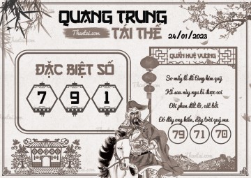 QUANG TRUNG TÁI THẾ 24/01/2023