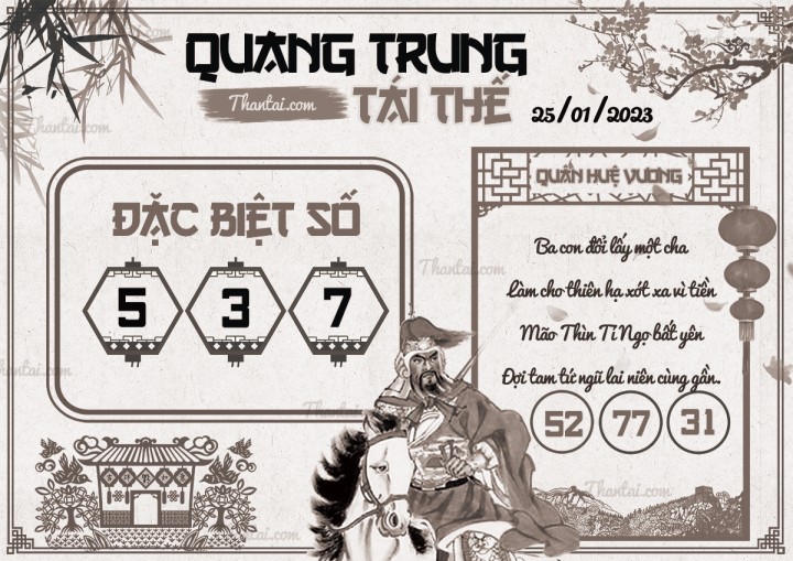 QUANG TRUNG TÁI THẾ 10/01/2023