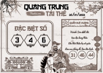 QUANG TRUNG TÁI THẾ 26/01/2023