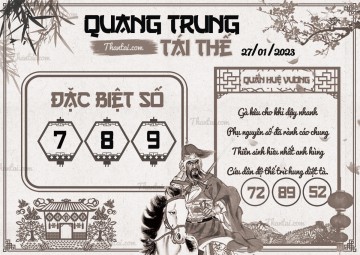 QUANG TRUNG TÁI THẾ 27/01/2023