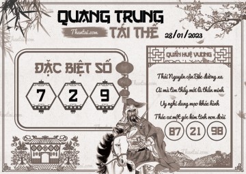 QUANG TRUNG TÁI THẾ 28/01/2023