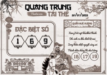 QUANG TRUNG TÁI THẾ 30/01/2023