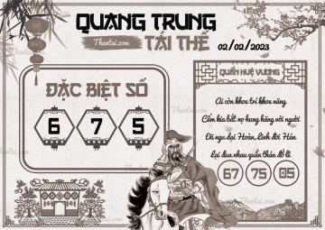 QUANG TRUNG TÁI THẾ 02/02/2023