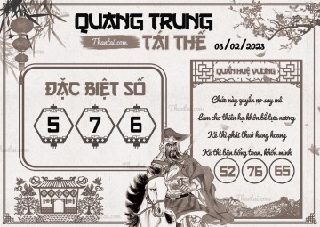 QUANG TRUNG TÁI THẾ 03/02/2023