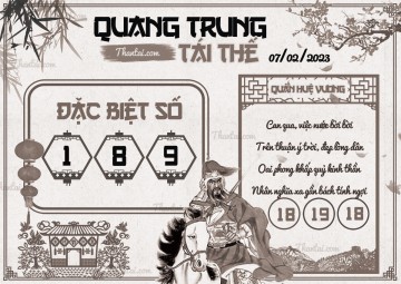 QUANG TRUNG TÁI THẾ 07/02/2023