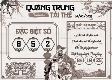 QUANG TRUNG TÁI THẾ 10/02/2023