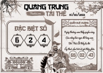 QUANG TRUNG TÁI THẾ 16/02/2023