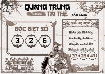 QUANG TRUNG TÁI THẾ 19/02/2023