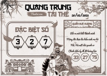 QUANG TRUNG TÁI THẾ 20/02/2023