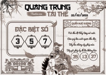 QUANG TRUNG TÁI THẾ 22/02/2023