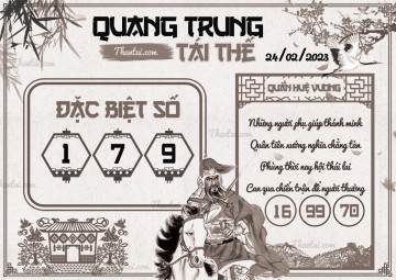 QUANG TRUNG TÁI THẾ 24/02/2023