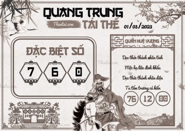 QUANG TRUNG TÁI THẾ 01/03/2023