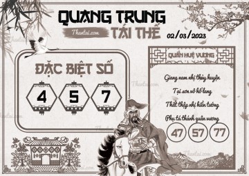 QUANG TRUNG TÁI THẾ 02/03/2023