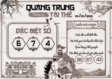 QUANG TRUNG TÁI THẾ 04/03/2023