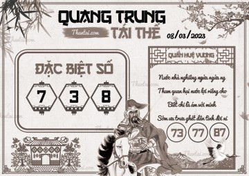 QUANG TRUNG TÁI THẾ 08/03/2023