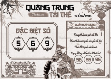 QUANG TRUNG TÁI THẾ 12/03/2023