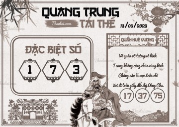 QUANG TRUNG TÁI THẾ 13/03/2023