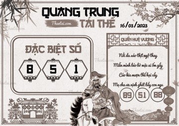 QUANG TRUNG TÁI THẾ 16/03/2023