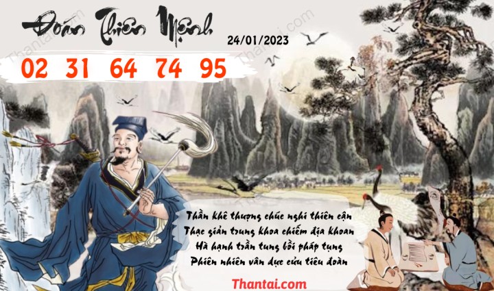 Đoán Thiên Mệnh 09/01/2023