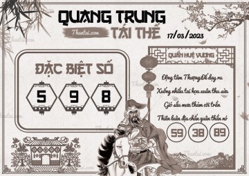 QUANG TRUNG TÁI THẾ 17/03/2023