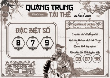 QUANG TRUNG TÁI THẾ 22/03/2023