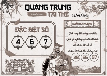 QUANG TRUNG TÁI THẾ 24/03/2023