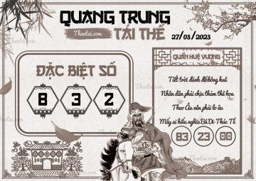 QUANG TRUNG TÁI THẾ 27/03/2023