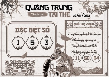 QUANG TRUNG TÁI THẾ 30/03/2023