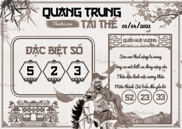 QUANG TRUNG TÁI THẾ 03/04/2023