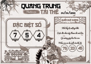 QUANG TRUNG TÁI THẾ 04/04/2023