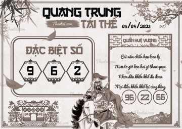 QUANG TRUNG TÁI THẾ 05/04/2023