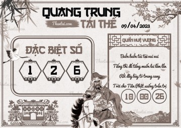 QUANG TRUNG TÁI THẾ 09/04/2023