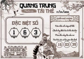 QUANG TRUNG TÁI THẾ 11/04/2023