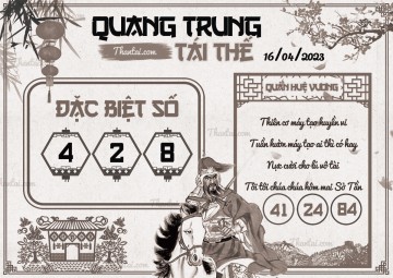 QUANG TRUNG TÁI THẾ 16/04/2023