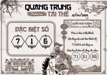 QUANG TRUNG TÁI THẾ 18/04/2023