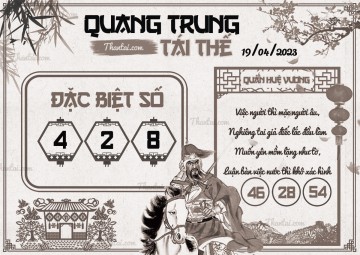 QUANG TRUNG TÁI THẾ 19/04/2023