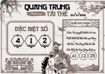 QUANG TRUNG TÁI THẾ 24/04/2023