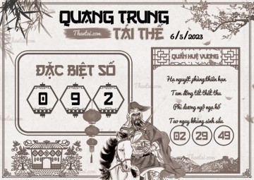 QUANG TRUNG TÁI THẾ 06/05/2023