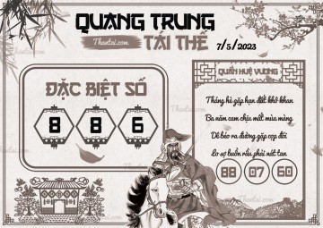 QUANG TRUNG TÁI THẾ 07/05/2023