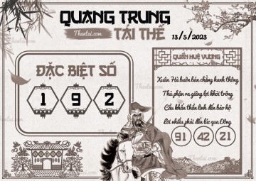 QUANG TRUNG TÁI THẾ 13/05/2023