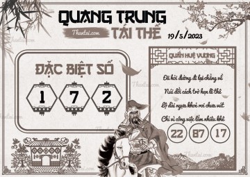 QUANG TRUNG TÁI THẾ 19/05/2023