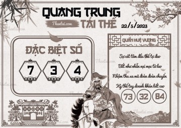 QUANG TRUNG TÁI THẾ 22/05/2023