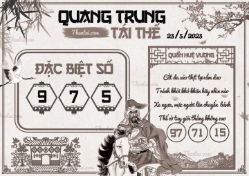 QUANG TRUNG TÁI THẾ 23/05/2023