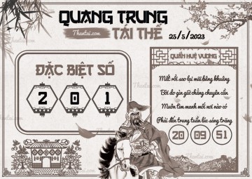 QUANG TRUNG TÁI THẾ 25/05/2023