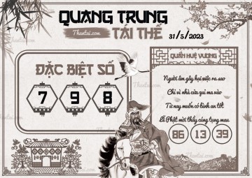 QUANG TRUNG TÁI THẾ 31/05/2023