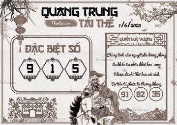 QUANG TRUNG TÁI THẾ 01/06/2023