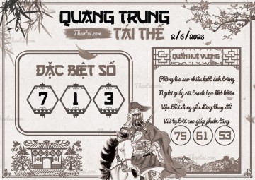 QUANG TRUNG TÁI THẾ 02/06/2023