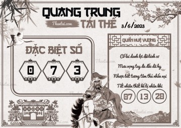 QUANG TRUNG TÁI THẾ 03/06/2023