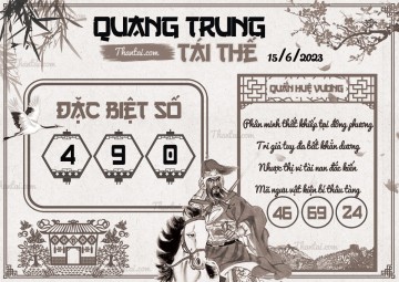 QUANG TRUNG TÁI THẾ 15/06/2023