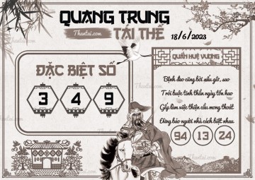 QUANG TRUNG TÁI THẾ 18/06/2023